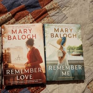 Lot Of Two Hardcover Mary Balogh Novels Remember Love And Remember Me